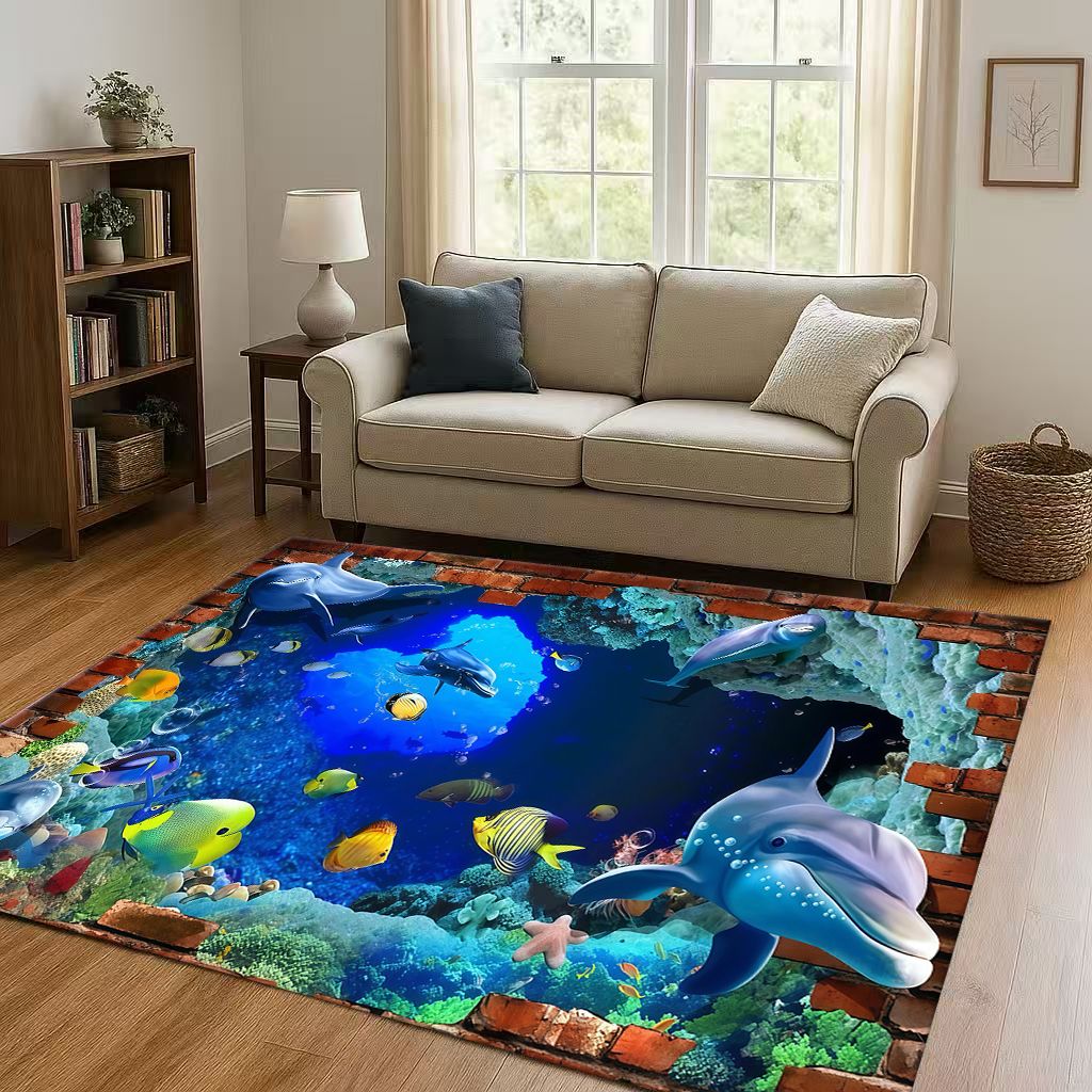 Home Bathroom Break - New 3D Illusion Underwater World Breaking