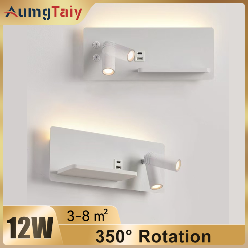 Home Bathroom Lighting Design - Bedside Reading Wall Lamp Nordic Modern