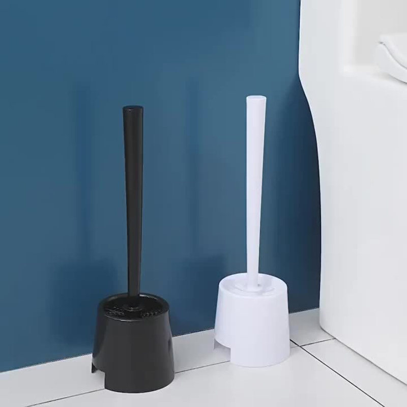 1pc Toilet Brush and Holder Se - Home Bathroom Cleaning Kit ulasan dan harga