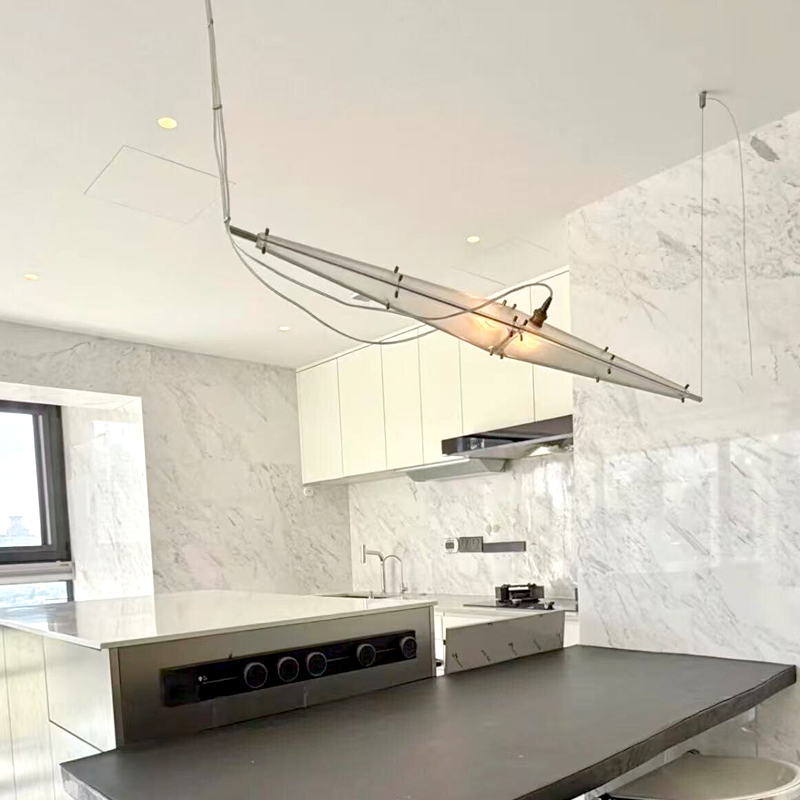 LED Glass Chandelier Minimalis - Home Bathroom Lighting Design ulasan dan harga