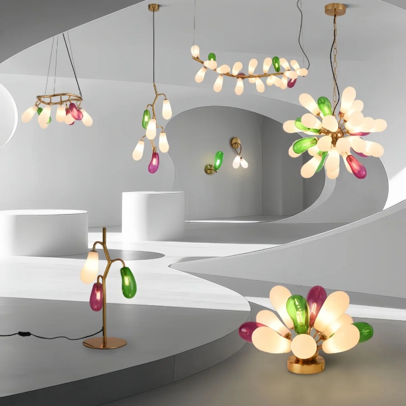 Modern Eggplant Design Colored - Home Bathroom Lighting Design ulasan dan harga