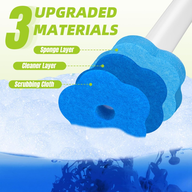 Toilet Brush With Disposable R - Home Bathroom Cleaning Kit ulasan dan harga