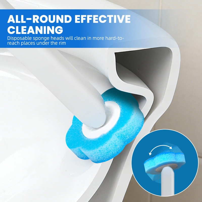 Toilet Brush With Disposable R - Home Bathroom Cleaning Kit ulasan dan harga
