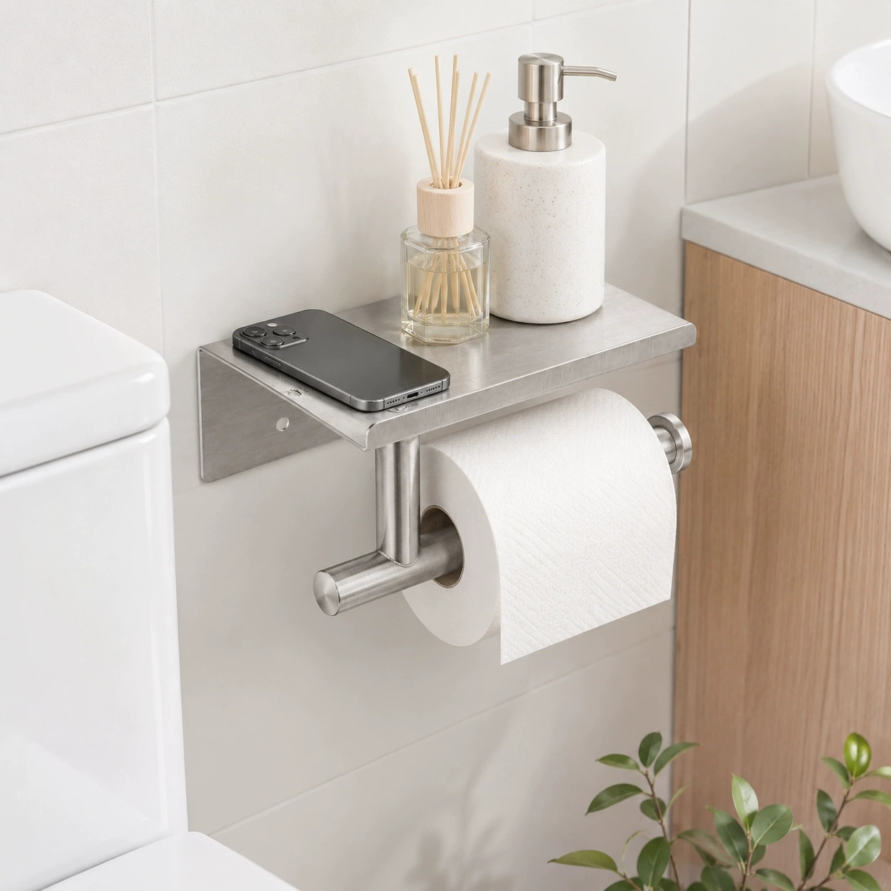 Stainless Steel Bathroom Paper - Home Bathroom Paper Towel Holder ulasan dan harga
