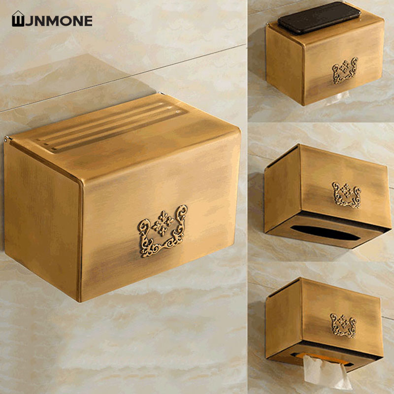 Tissue Box Holder Bathroom Wal - Home Bathroom Paper Towel Holder ulasan dan harga