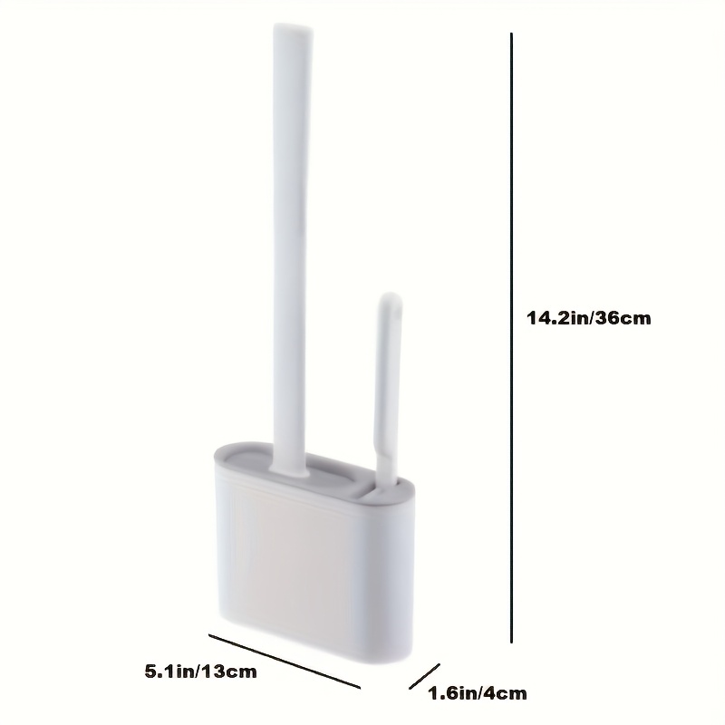 Wall Mount Toilet Brush Set, M - Home Bathroom Cleaning Kit ulasan dan harga