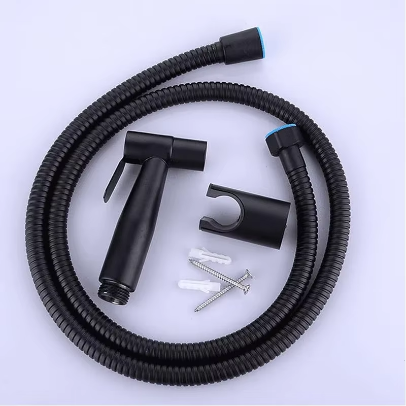 Toilet Bidet Faucet Black Hand - Home Bathroom Cleaning Kit ulasan dan harga