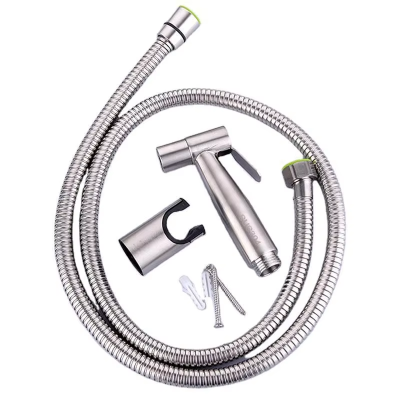 Toilet Bidet Faucet Black Hand - Home Bathroom Cleaning Kit ulasan dan harga