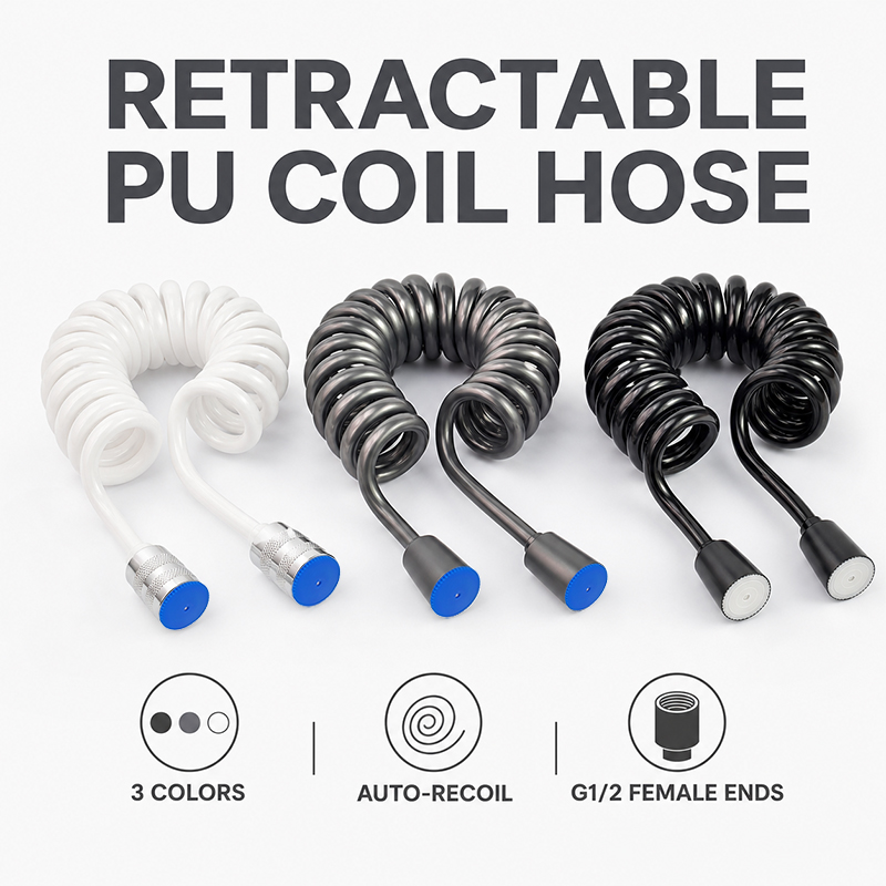 2m Coiled Spring Hose Retracta - Home Bathroom Plumbing ulasan dan harga
