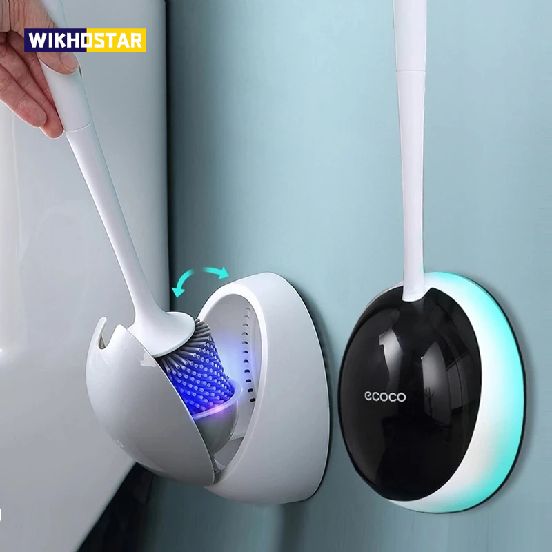 WIKHOSTAR TPR Silicone Toilet  - Home Bathroom Cleaning Kit ulasan dan harga