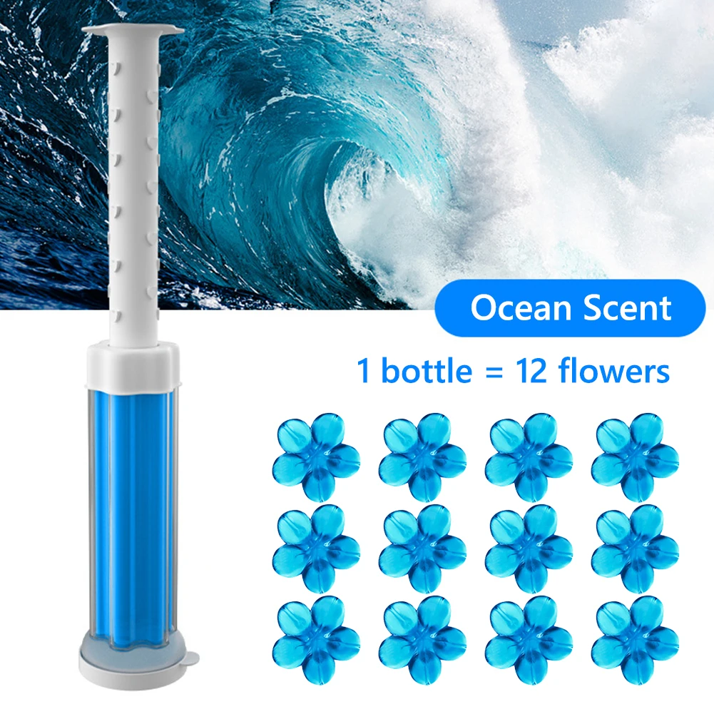 5pcs/Set Flower Aromatic Toile - Home Bathroom Cleaning Kit ulasan dan harga
