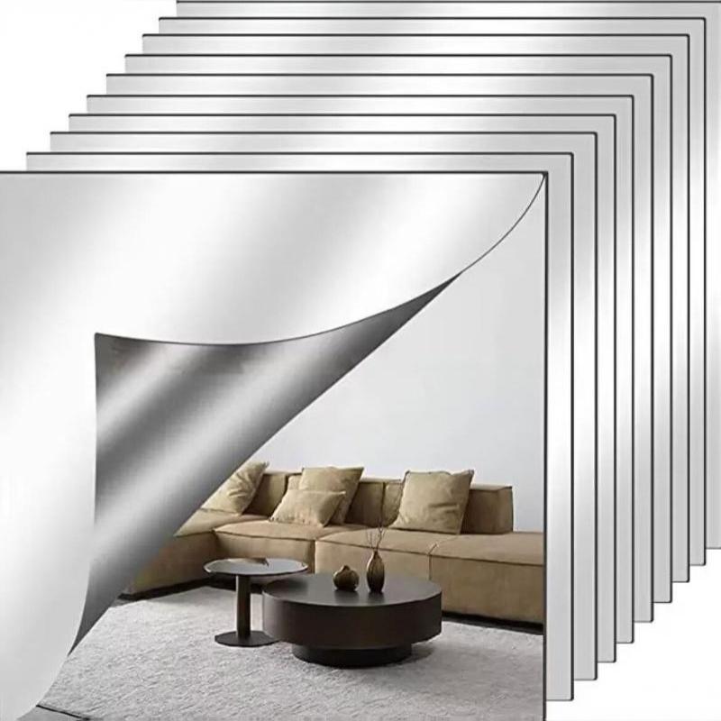 4Pcs Self-adhesive Acrylic Mir - Home Bathroom Break ulasan dan harga