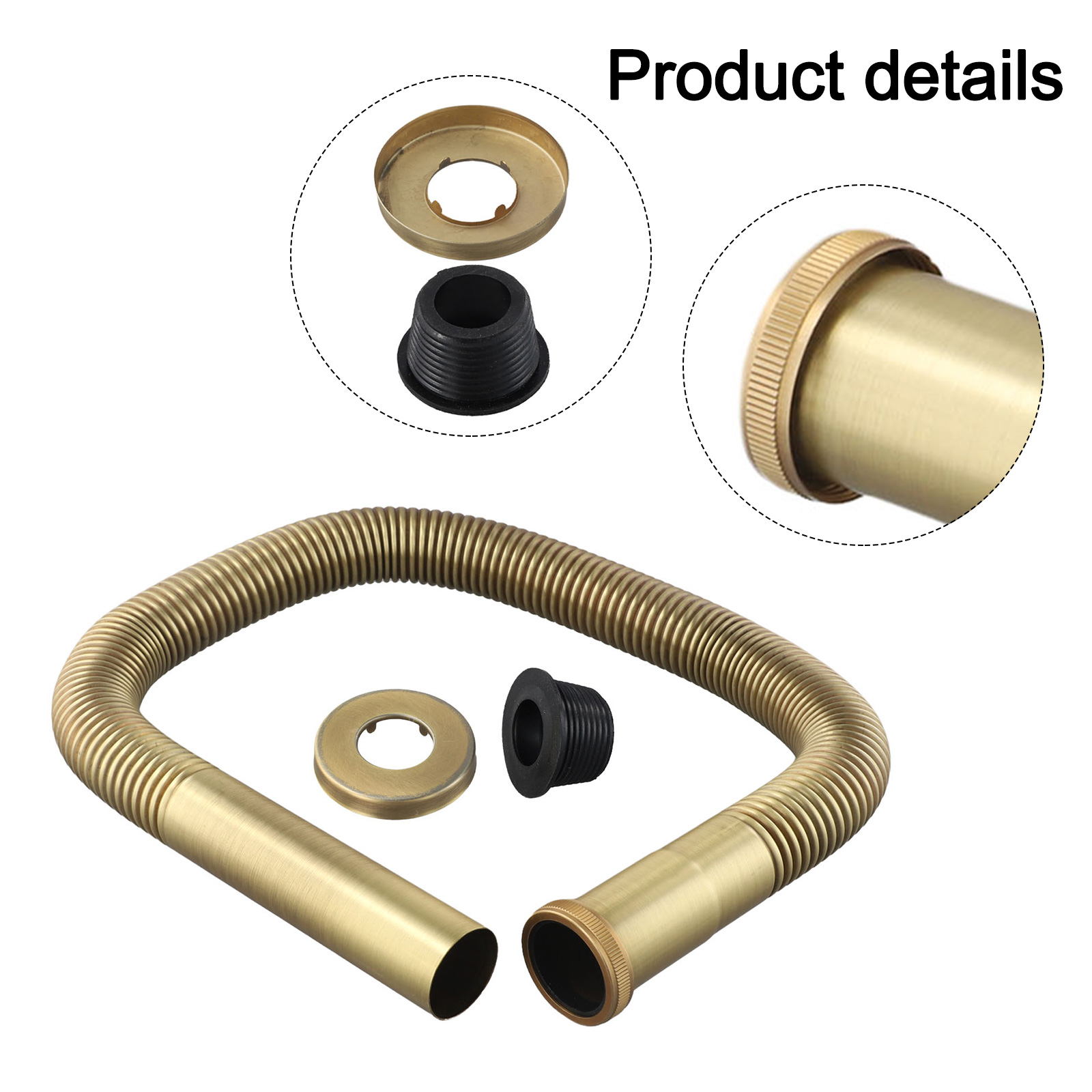 1pc Flexible Hose Brass Hose S - Home Bathroom Plumbing ulasan dan harga