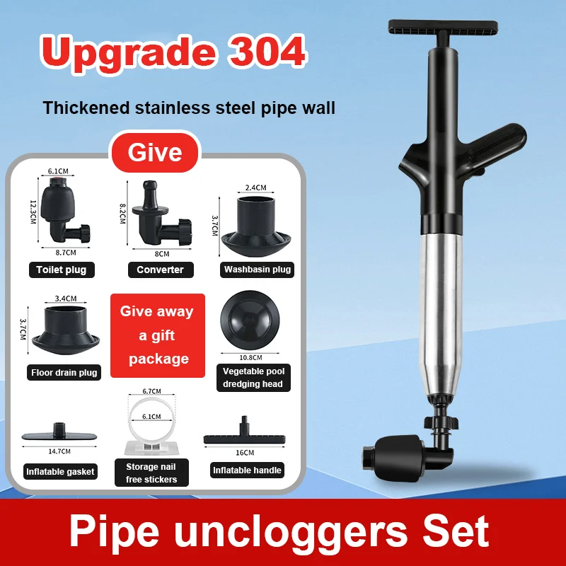 High Pressure Air Drain Blaste - Plunger Toilet ulasan dan harga