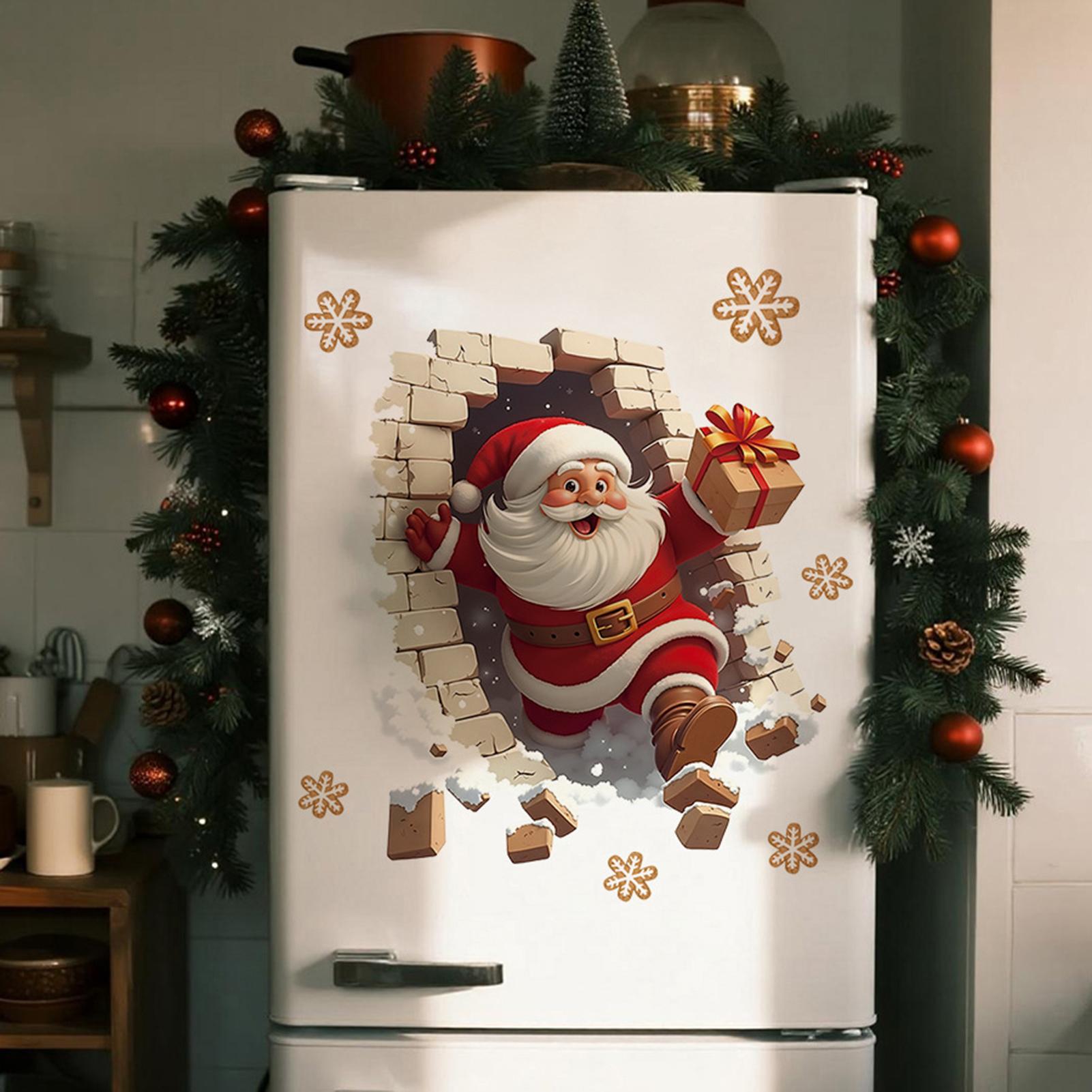 Santa Wall Stickers Santa Clau - Home Bathroom Break ulasan dan harga