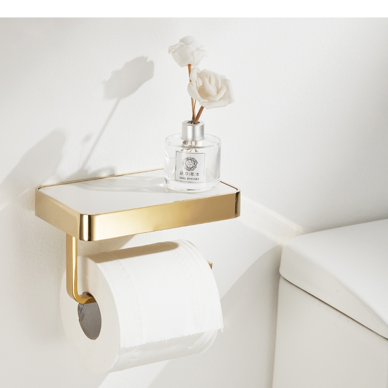 Metal Tissue Holder Rock Slab  - Home Bathroom Paper Towel Holder ulasan dan harga