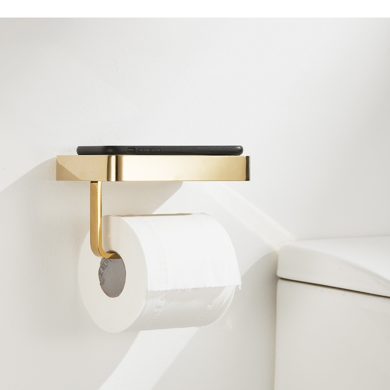 Metal Tissue Holder Rock Slab  - Home Bathroom Paper Towel Holder ulasan dan harga