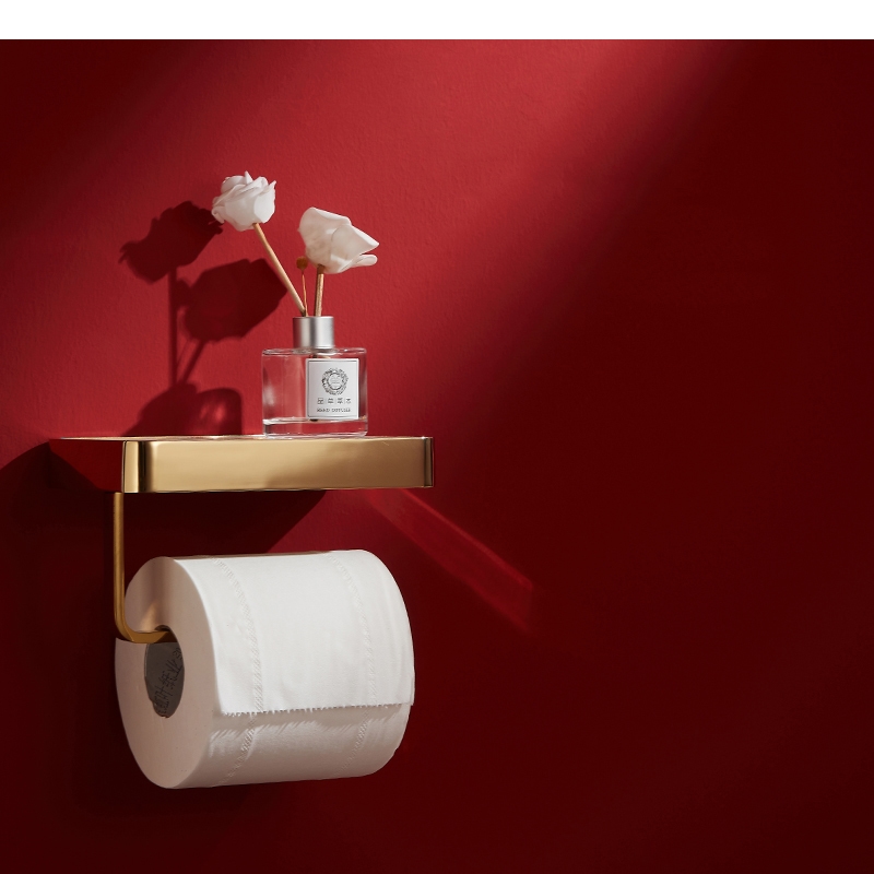 Metal Tissue Holder Rock Slab  - Home Bathroom Paper Towel Holder ulasan dan harga