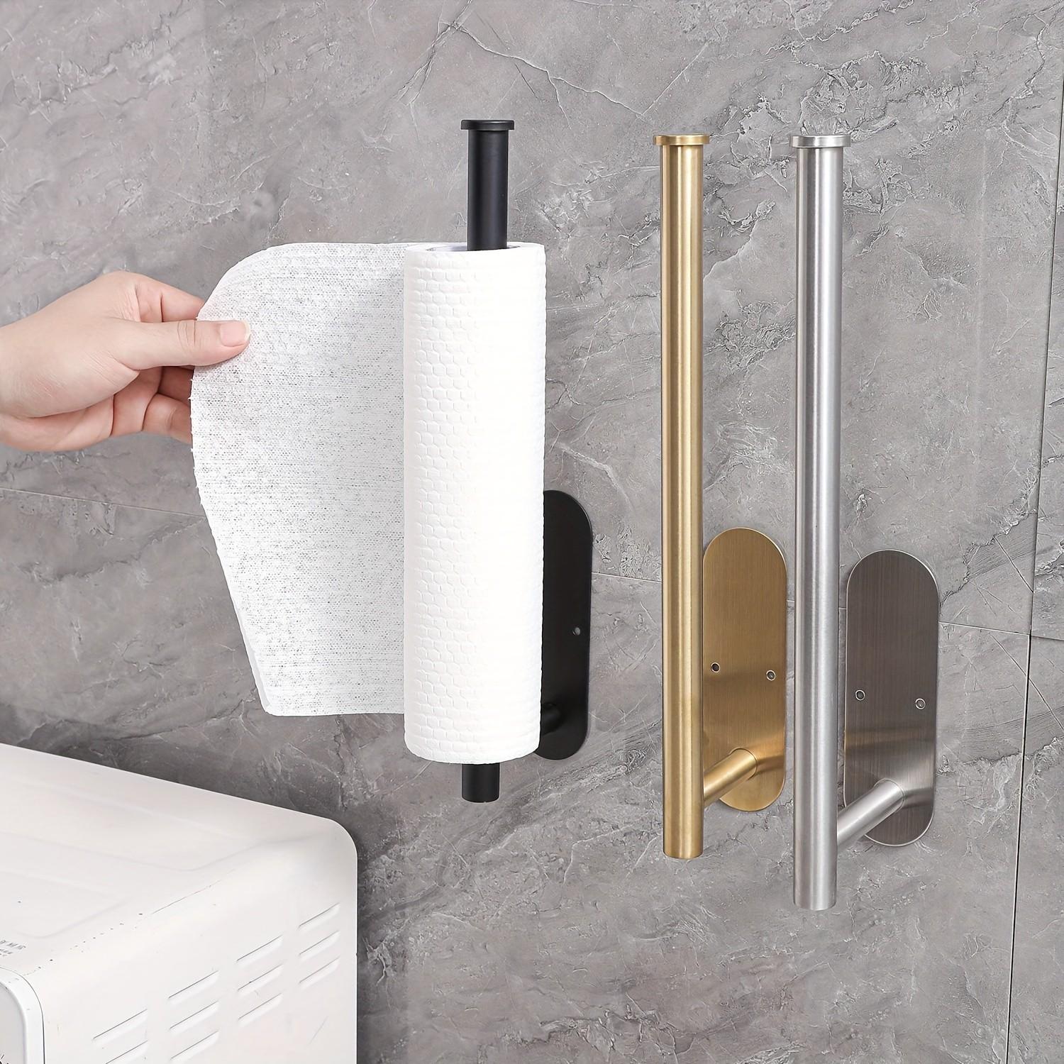 Minimalist Stainless Steel Wal - Home Bathroom Paper Towel Holder ulasan dan harga