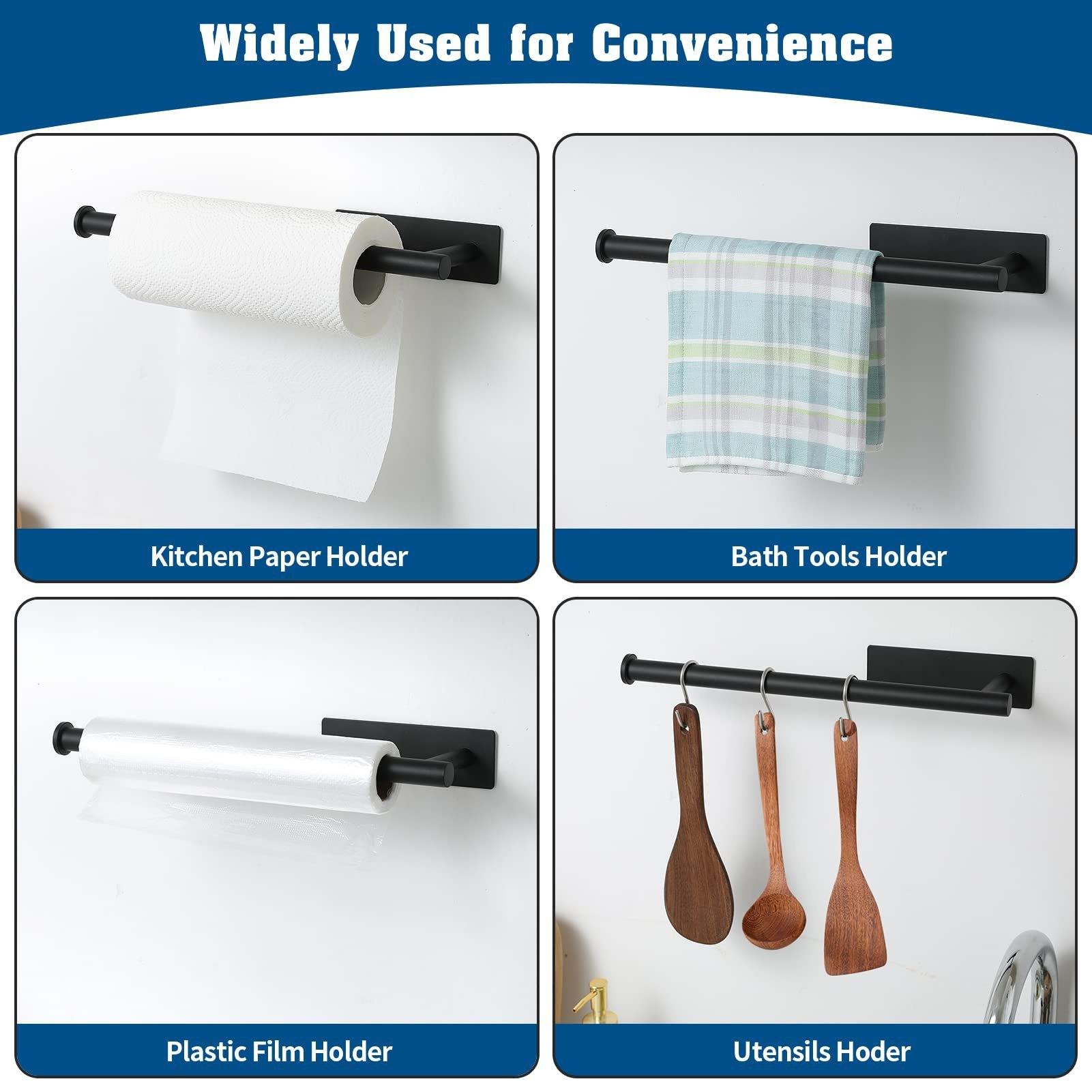 Minimalist Stainless Steel Wal - Home Bathroom Paper Towel Holder ulasan dan harga