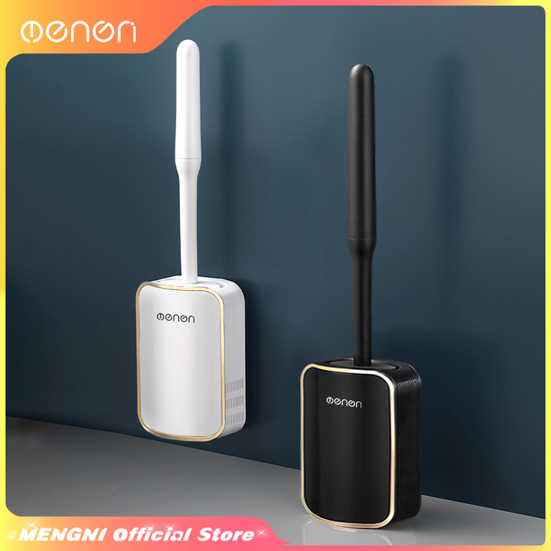 MENGNI-Luxury Toilet Brush Bat - Home Bathroom Cleaning Kit ulasan dan harga
