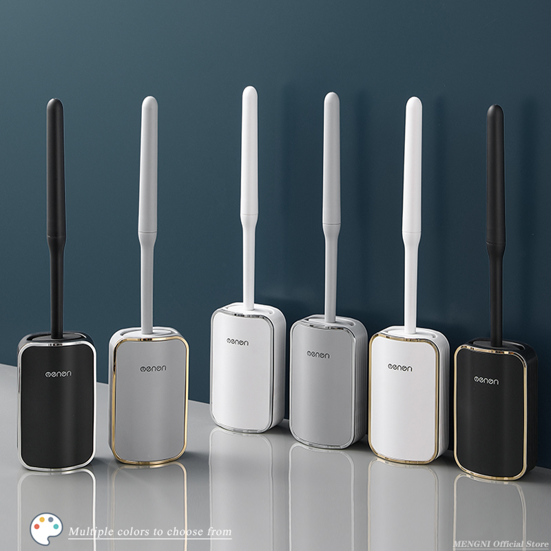 MENGNI-Luxury Toilet Brush Bat - Home Bathroom Cleaning Kit ulasan dan harga