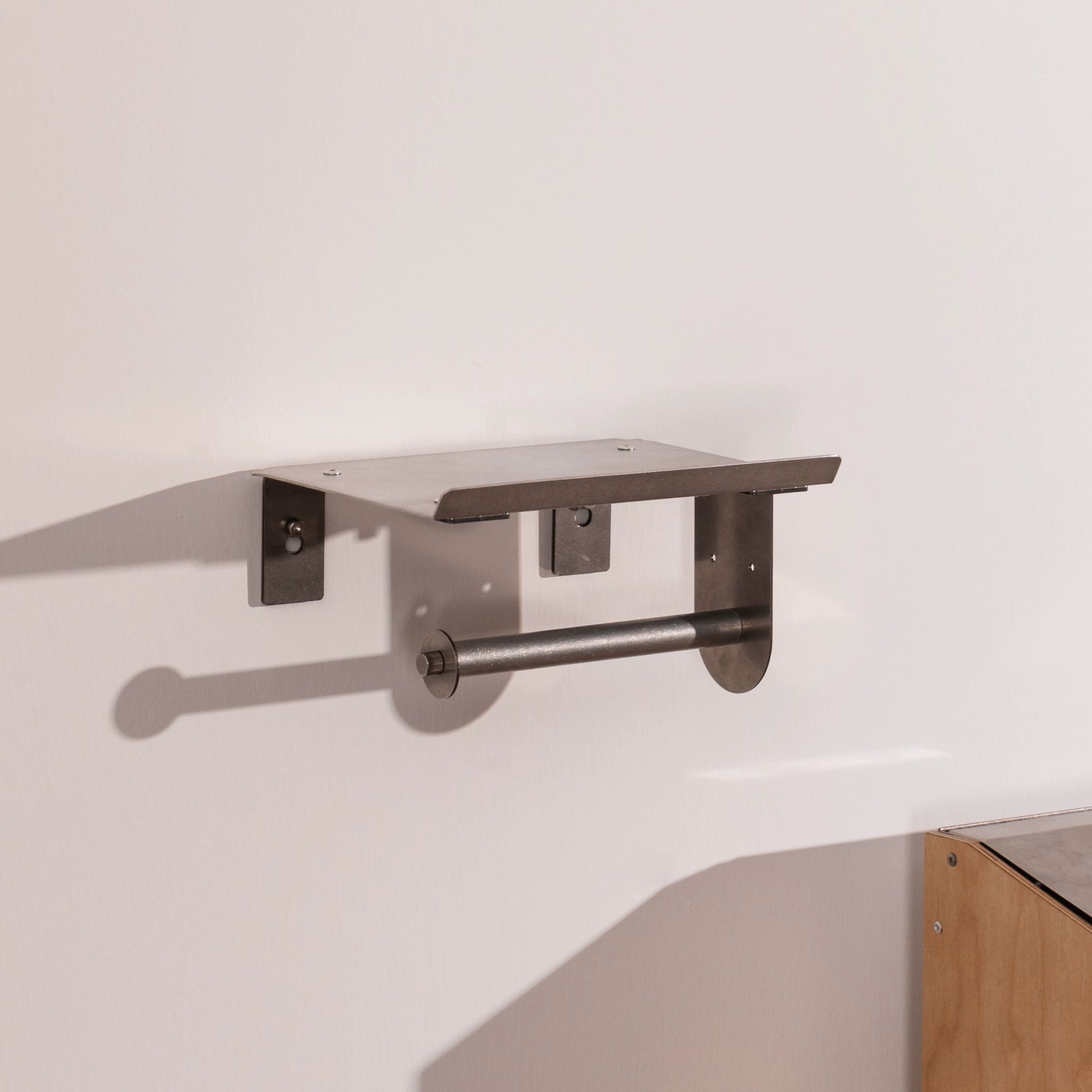 Minimalist Wall Mount Paper To - Home Bathroom Paper Towel Holder ulasan dan harga