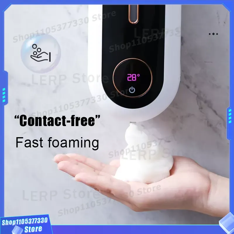 Automatic Electric Foam Soap D - Home Bathroom Wall Soap Dispenser ulasan dan harga