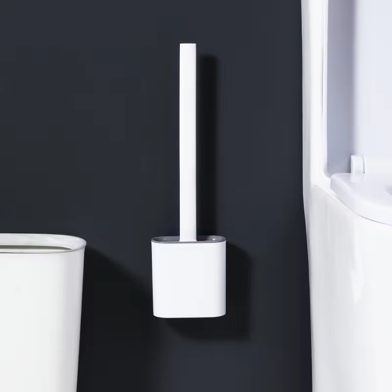 1PC Black Wall Mounted Toilet  - Home Bathroom Cleaning Kit ulasan dan harga