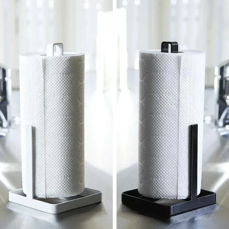 Kitchen Metal Roll Paper Holde - Home Bathroom Paper Towel Holder ulasan dan harga