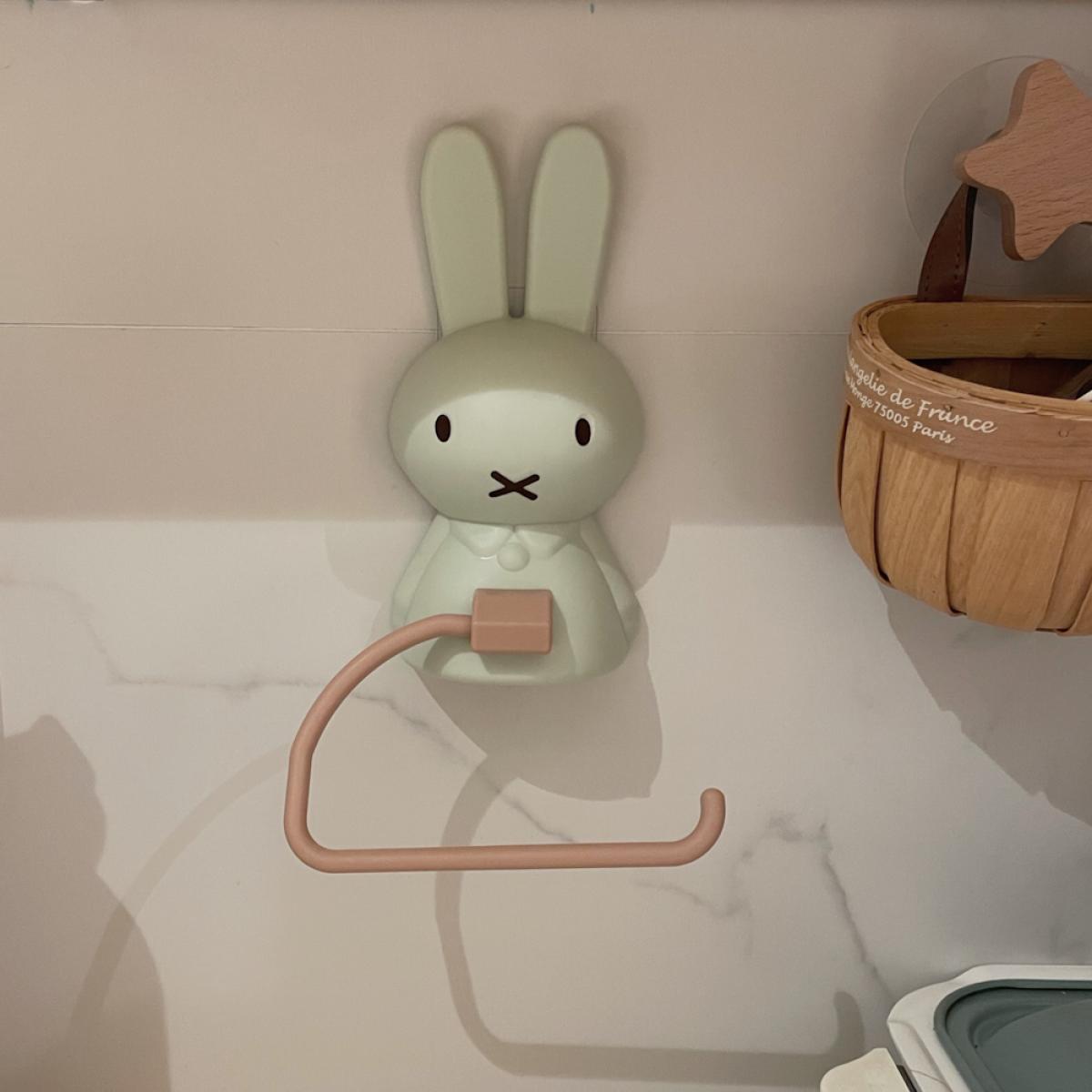 Miffy Multifunctional Bathroom - Home Bathroom Paper Towel Holder ulasan dan harga