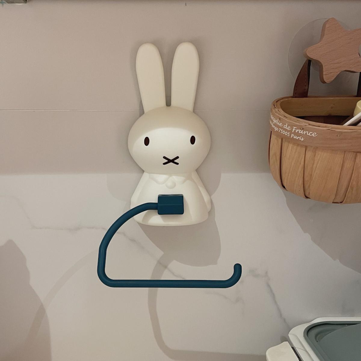 Miffy Multifunctional Bathroom - Home Bathroom Paper Towel Holder ulasan dan harga