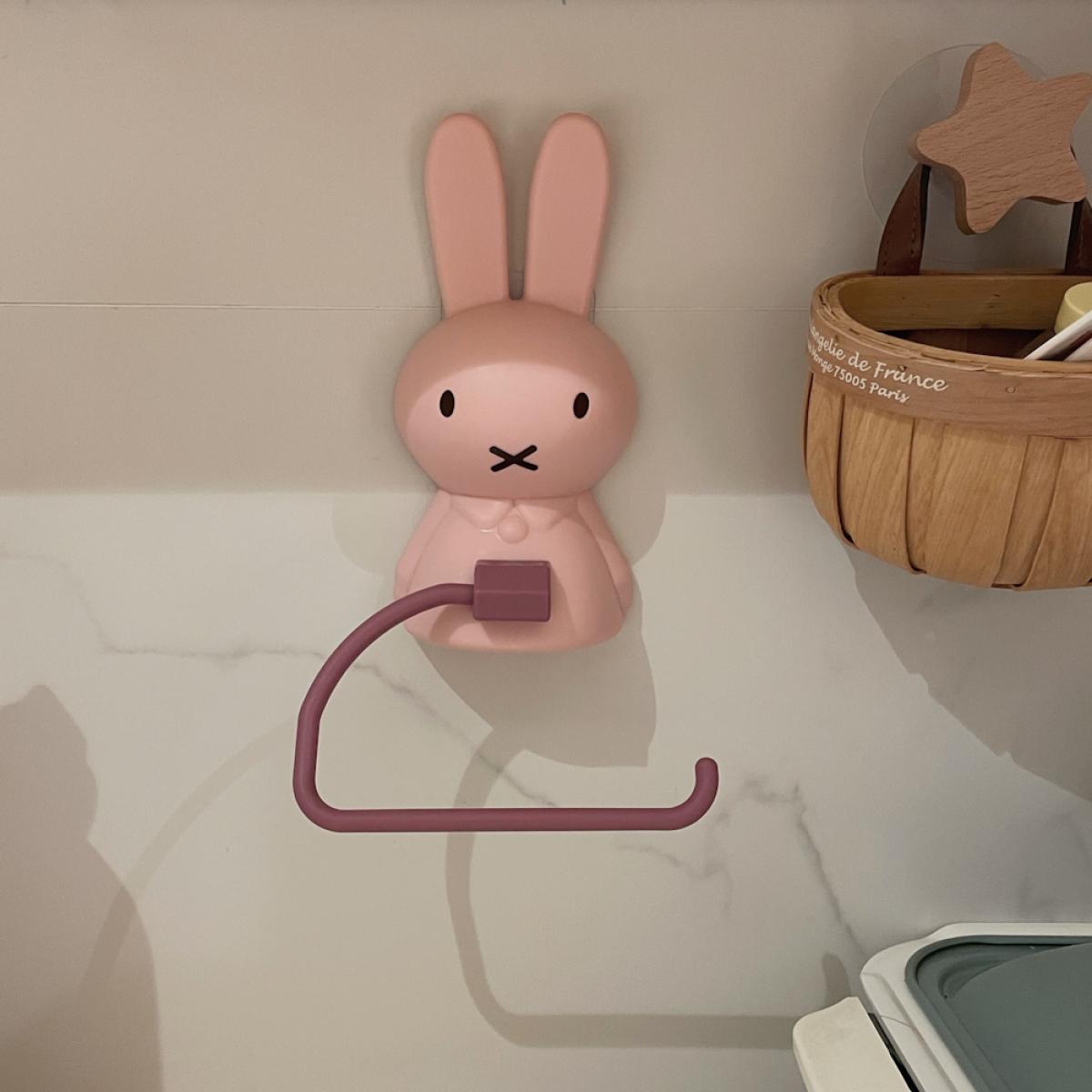Miffy Multifunctional Bathroom - Home Bathroom Paper Towel Holder ulasan dan harga