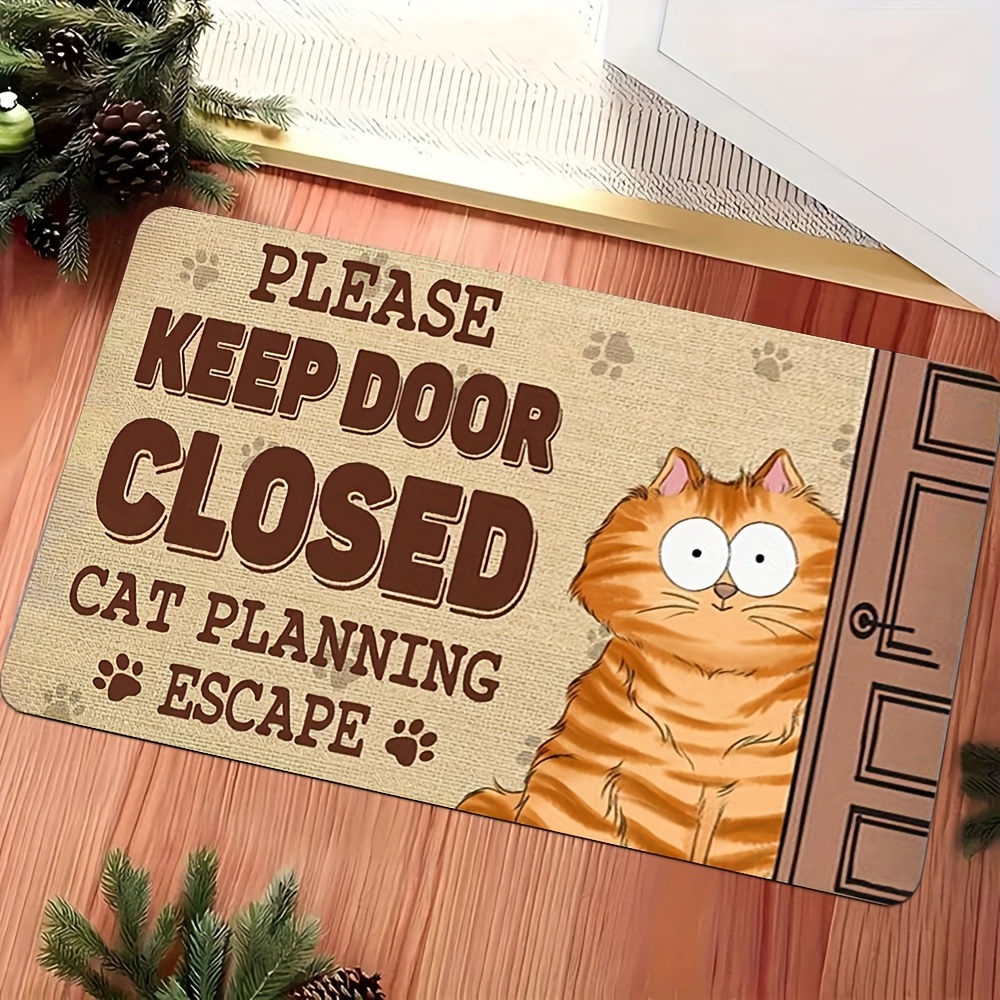 1pc Escape‑Planning‑Cat Print  - Home Bathroom Plan ulasan dan harga