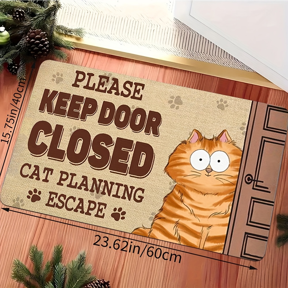 1pc Escape‑Planning‑Cat Print  - Home Bathroom Plan ulasan dan harga